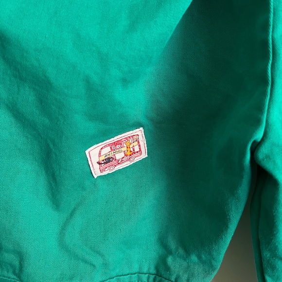 Vintage Color block Blue and Yellow Kids Overalls Jumpsuit Size 2/92 - Picture 7 of 7